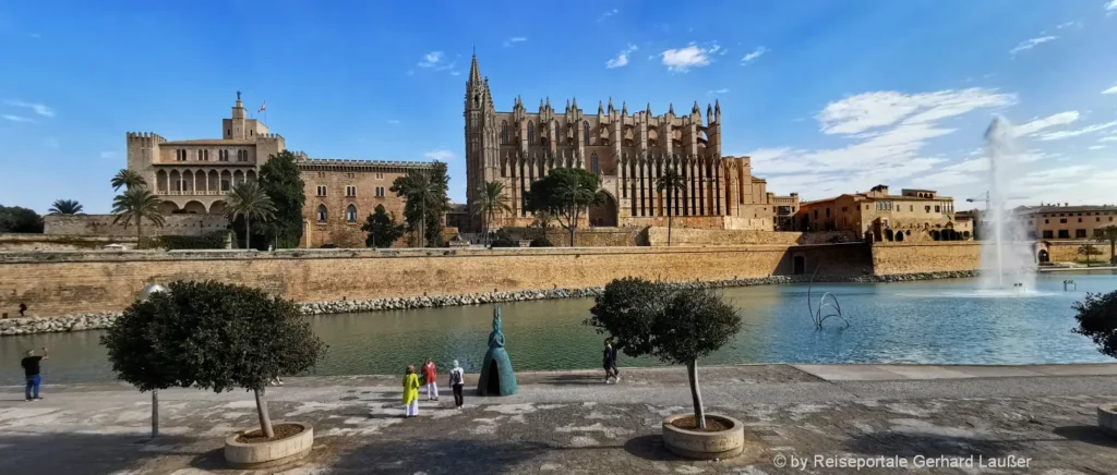 Attraktionen Palma de Mallorca Highlights Königspalast la Almudaina Kathedrale