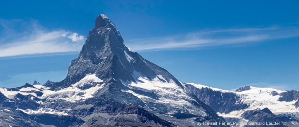 bekannter Berg der Schweiz Matterhorn Wanderurlaub & Natururlaub